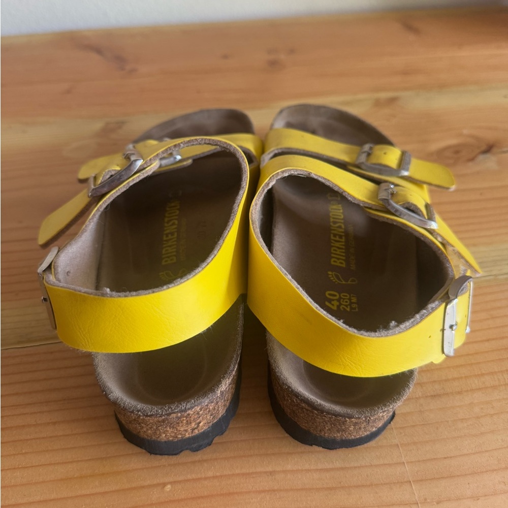 Birkenstock Milan Sandal - Yellow - Size EU 40 - Picture 5 of 6